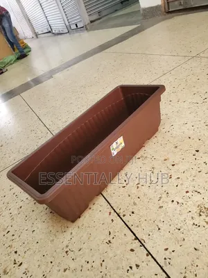 Large Plastic Rectangular Planter Flower Pots