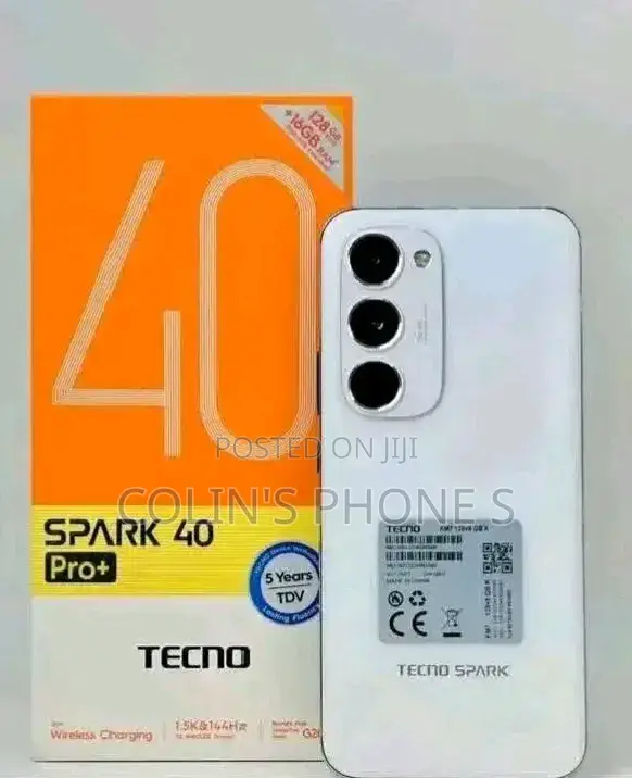 New Tecno Spark 40 Pro+ 256 GB White