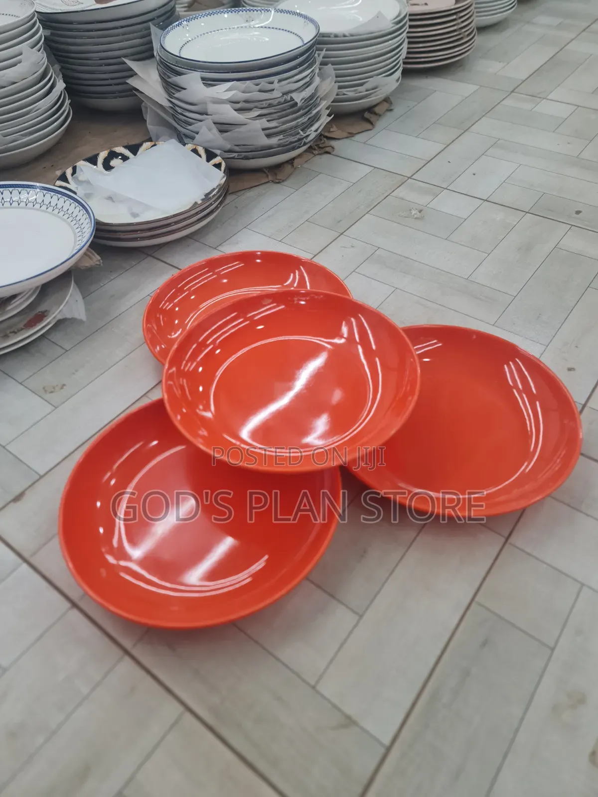 Melamine Plates Melamine Plates 12pcs(Orange)