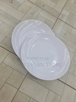 Rounded 12pcs Melamine Plates Melamine Plates