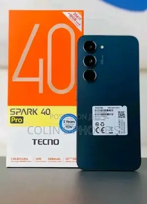 New Tecno Spark 40 Pro 256 GB Black