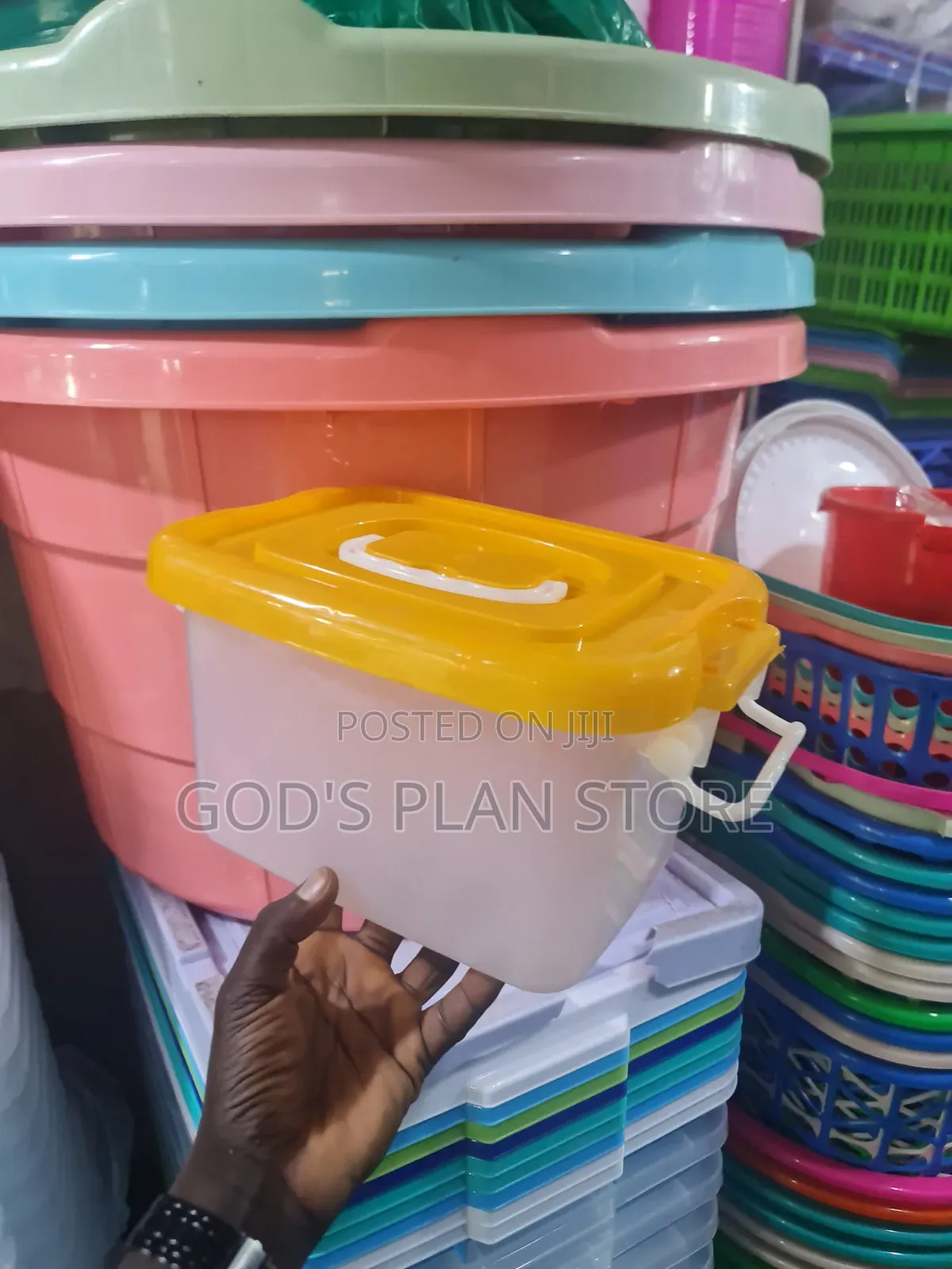 5litres Imported Plastic Freegi Containers Clear