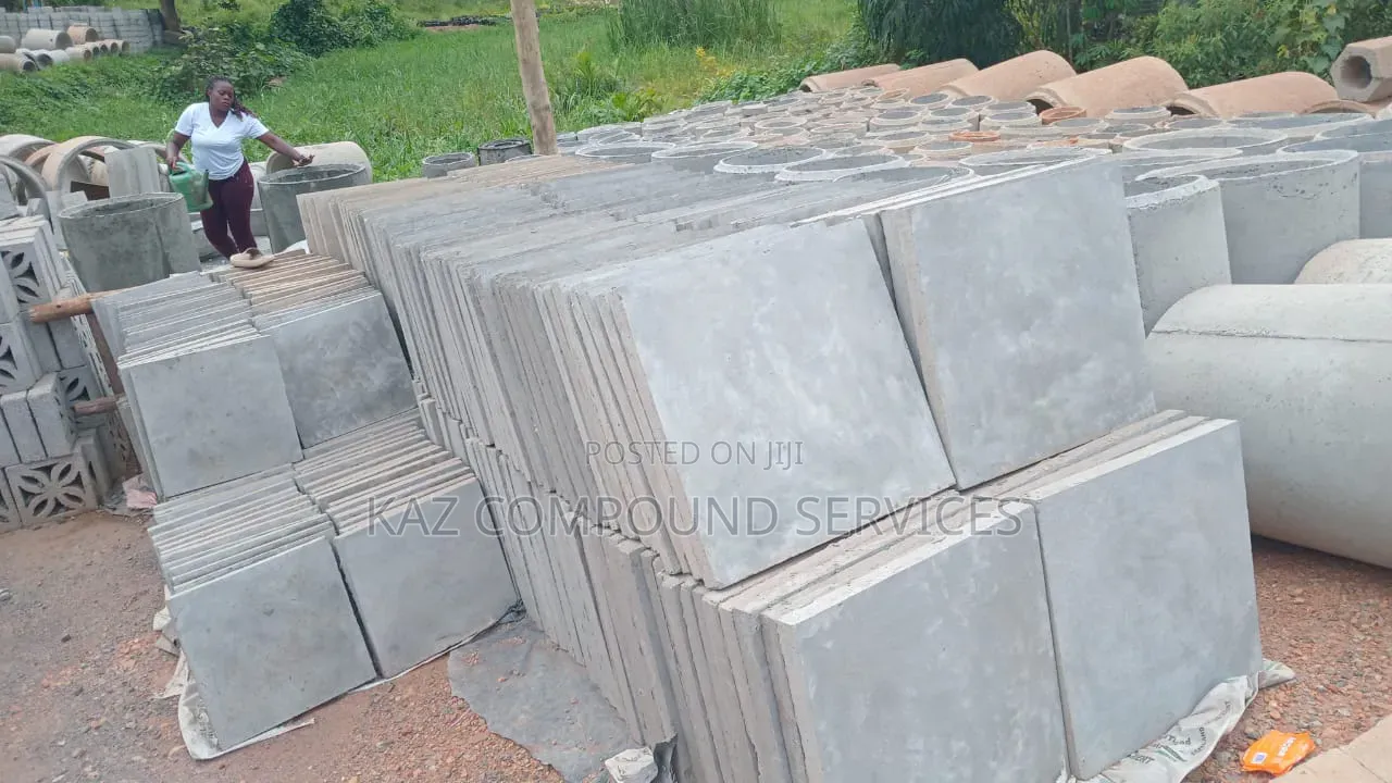 Compound Stepping Concrete Slabs