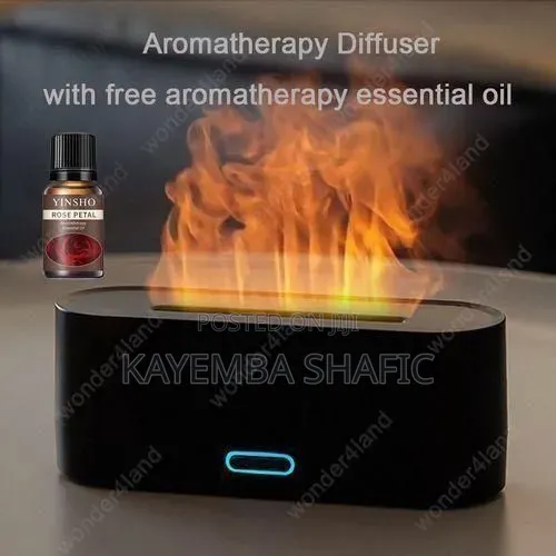 General Colorful Simulated Flame Essential Oil Diffuser
