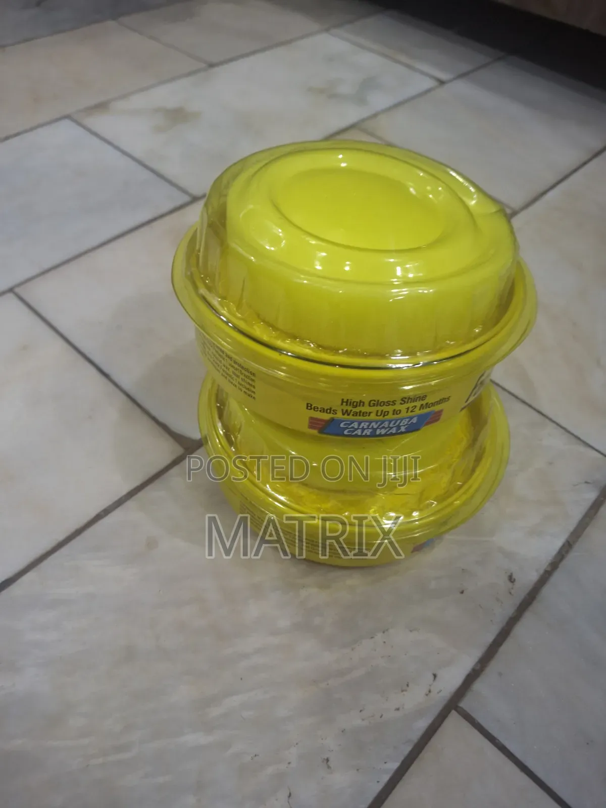 High Performance Carnauba Car Wax-Yellow,Safe for Clearcoat Finishes