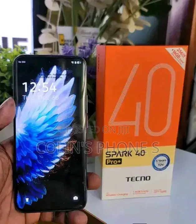 New Tecno Spark 40 Pro+ 256 GB Black