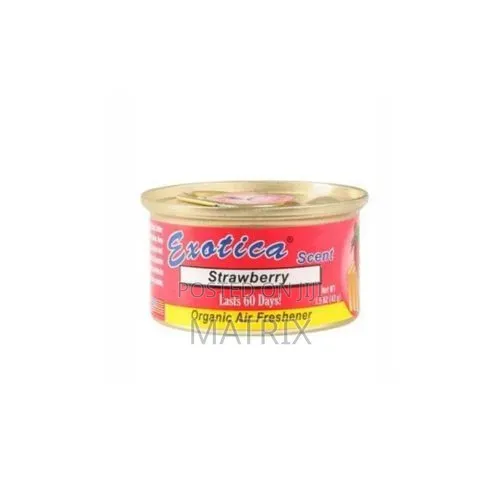 Exotica Strawberry Organic Car Air Freshener