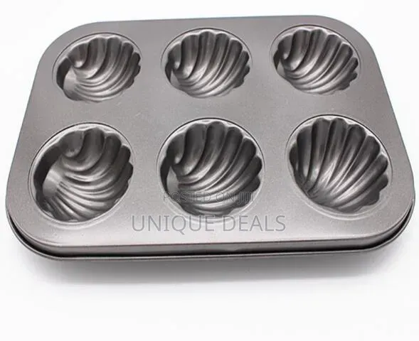 6 Hole Cake Cookie Baking Tray