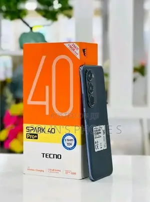 New Tecno Spark 40 Pro+ 256 GB Black