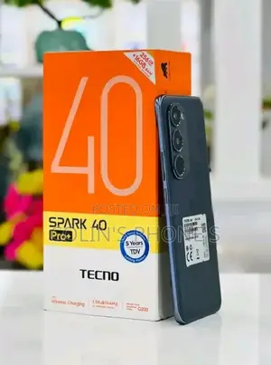 New Tecno Spark 40 Pro+ 256 GB Black