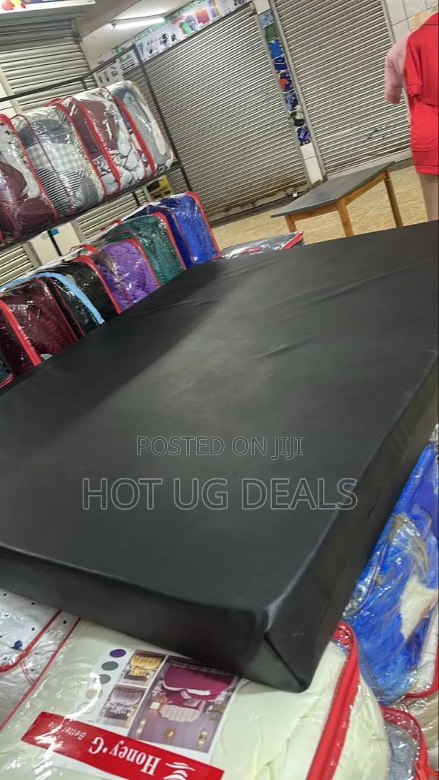 Leather Waterproof Mattress Cover (Mackintosh) 5*6 - Black