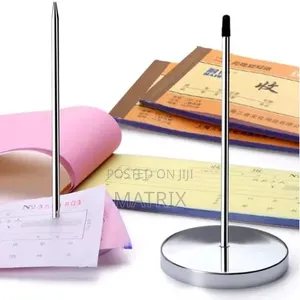 Stainless-Steel Bill / Receipt Holder / Fork