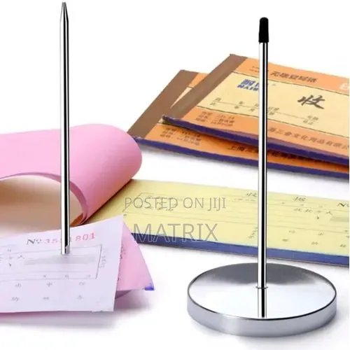 Stainless-Steel Bill / Receipt Holder / Fork