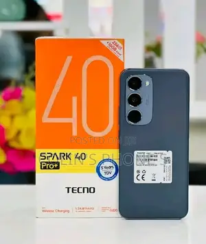 New Tecno Spark 40 Pro+ 256 GB Black