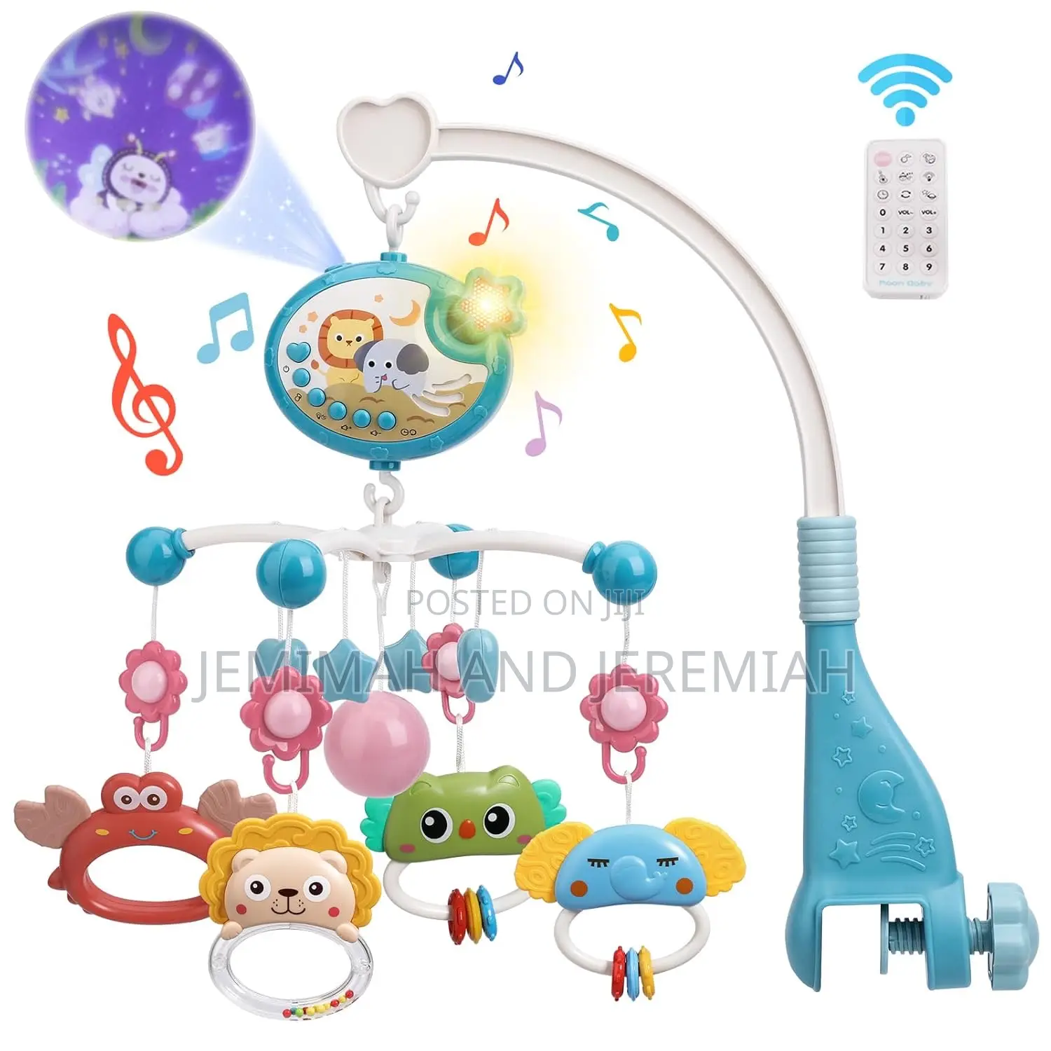 Musical Mobile Baby Bed Bell Cot