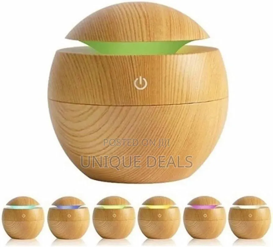 130ml Wood Grain Usb Air Mist Humidifier