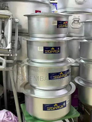 Sonex Heavy-Duty Aluminum Cooking Pots.