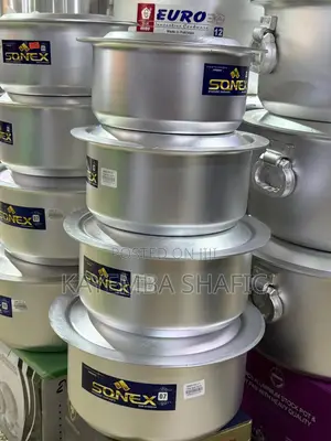 Sonex Heavy-Duty Aluminum Cooking Pots.