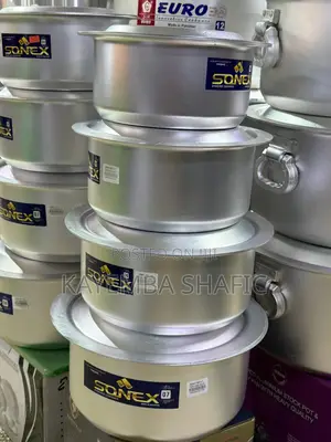 Sonex Heavy-Duty Aluminum Cooking Pots.