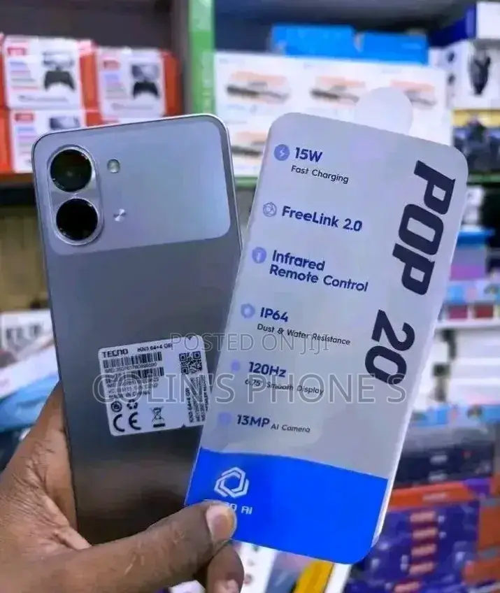 New Tecno Pop 20 128 GB Gray
