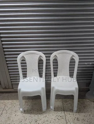 White Comfortable Plastic Chairs