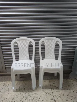 White Comfortable Plastic Chairs