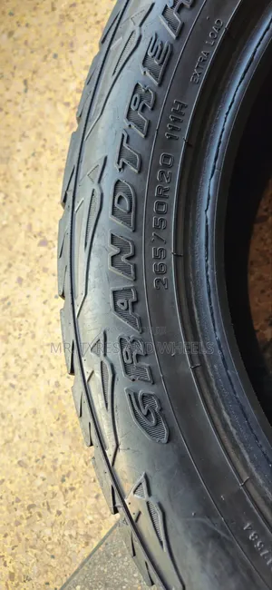 265 50 R20 Dunlop Grand Tires Only 1 Piece Available Now Just Order
