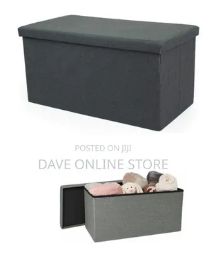 Versatile Folding Storage Ottoman / Bench (76 X 38 X 38 Cm)