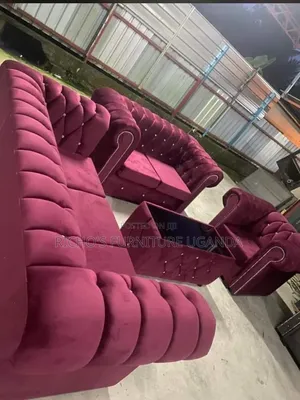 Maroon Sofa Set