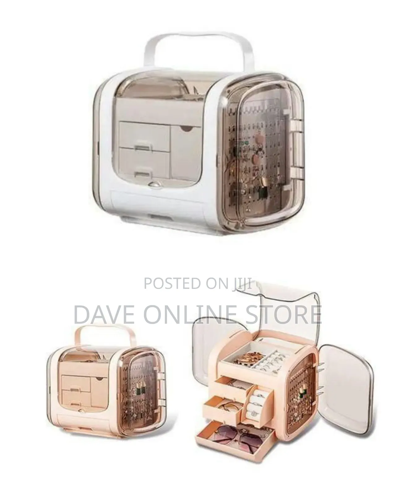 Multi-Functional Portable Jewelry Organizer and Storage Case