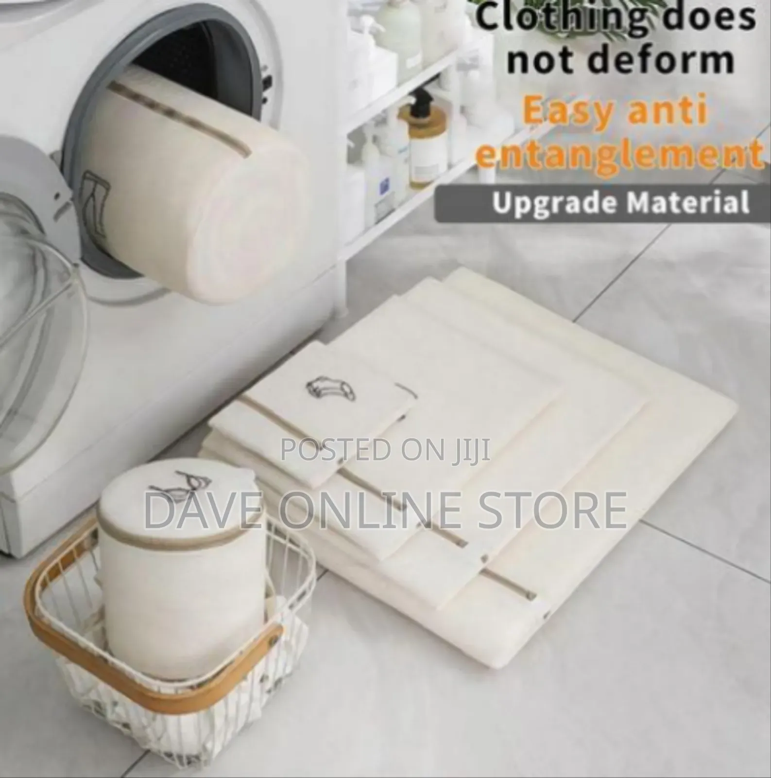 Set of 6 Mesh Laundry Bags