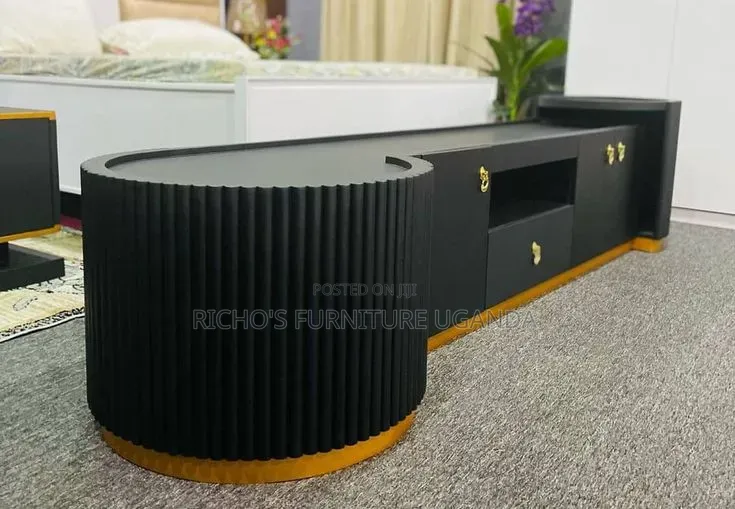 Tv Stand Black in Colour