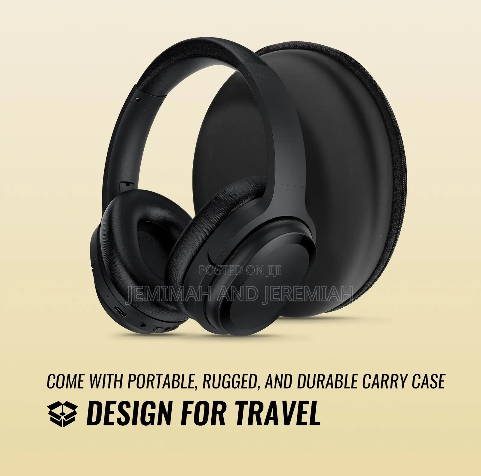 Noise Cancellation Headphones-on Ear Headsets