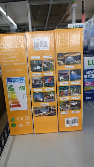 Solar Light 200w With Remote Control Phone Charging Ports
