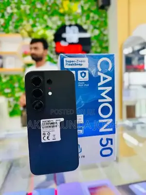 New Tecno Camon 50 256 GB Black