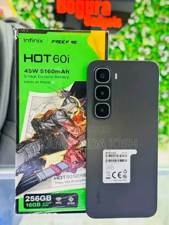 New Infinix Hot 60i 256 GB Black