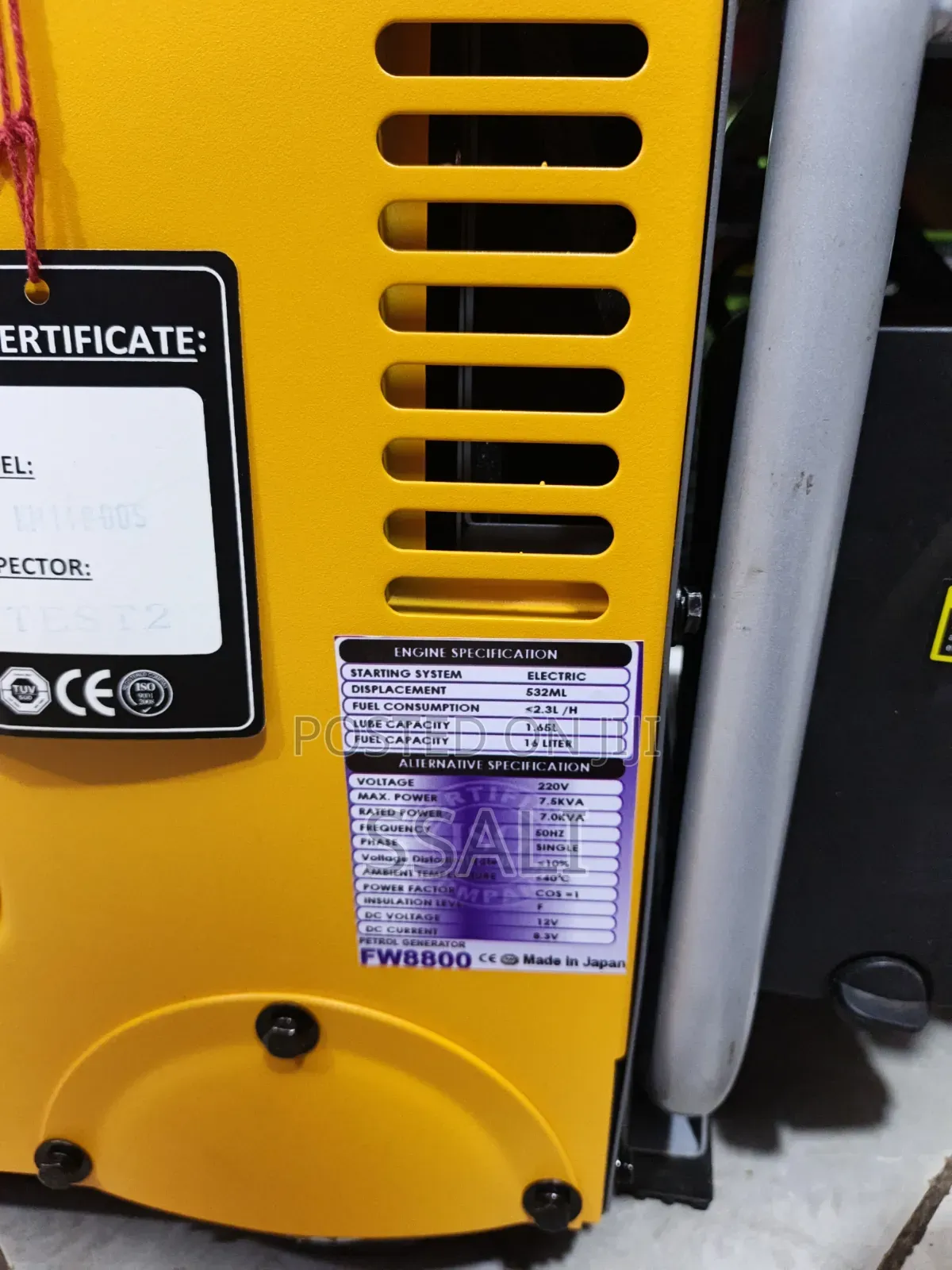 Silent Generator Kingmax 7.5kva