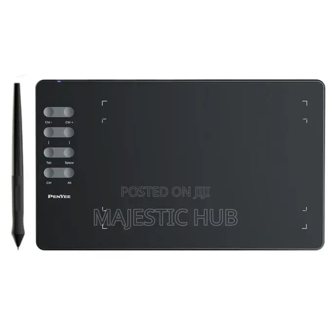Penyee P5 Graphic Tablet - 122x195 Mm Pressure-Sensitive Drawing Pad