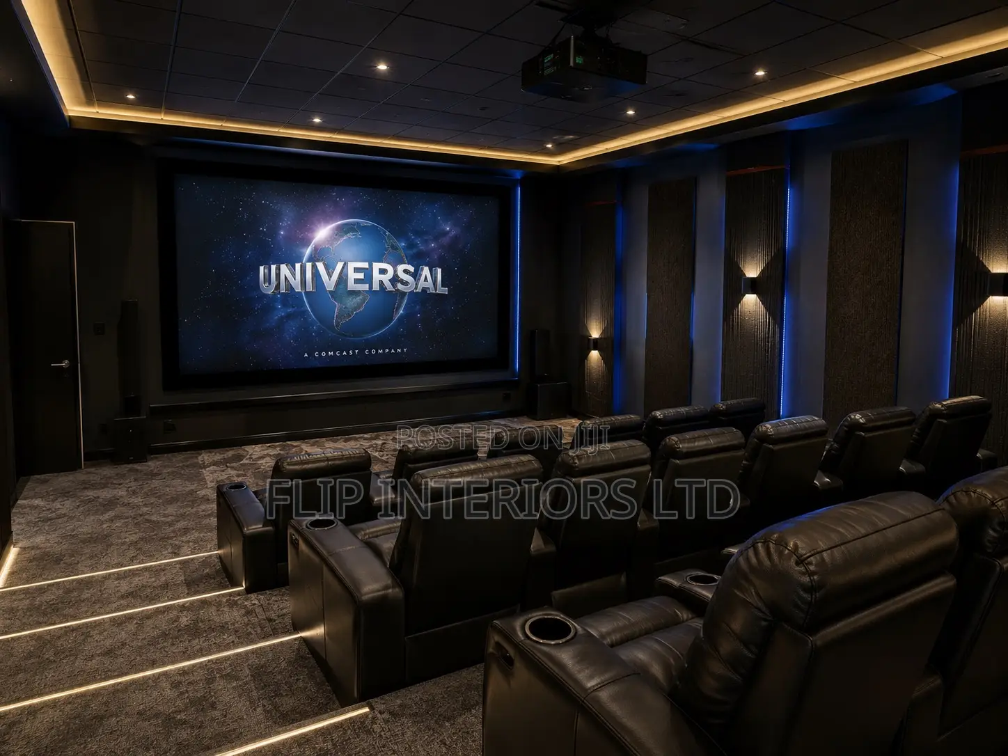 Contemporary Movie Theatre Interior Fit-Out Solutions