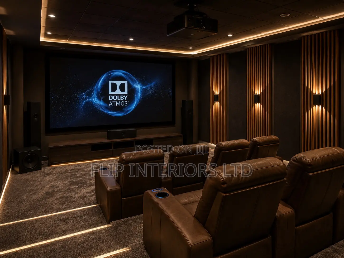 Premium Cinema Room Design Acoustic Installation
