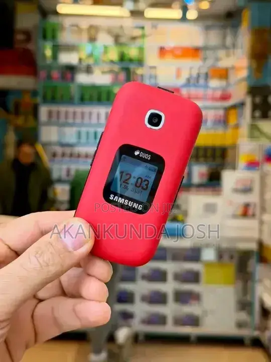 New Samsung Chat 322 Wi Fi Red