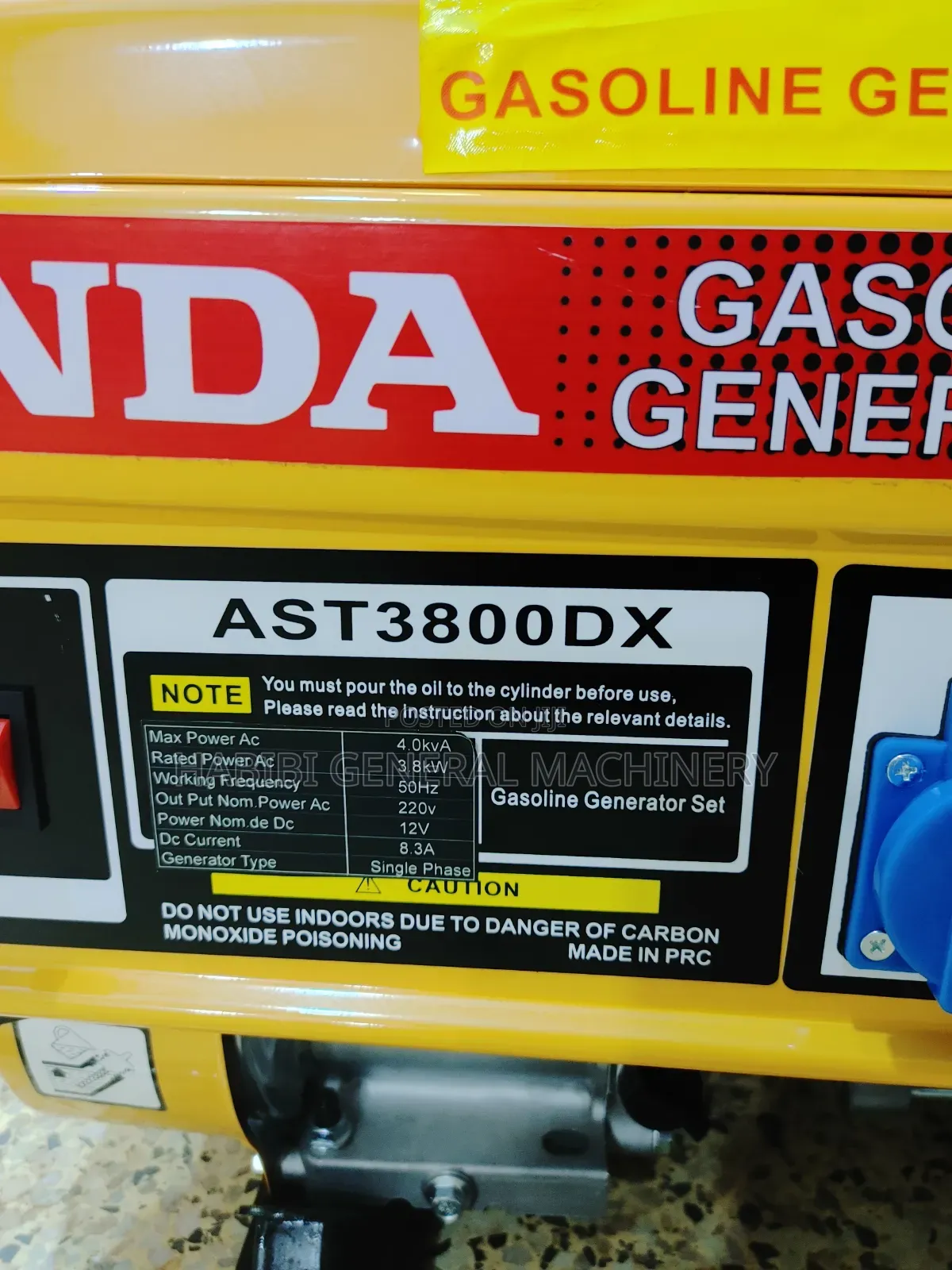 Gasoline/Petrol 4kva Honda Generator