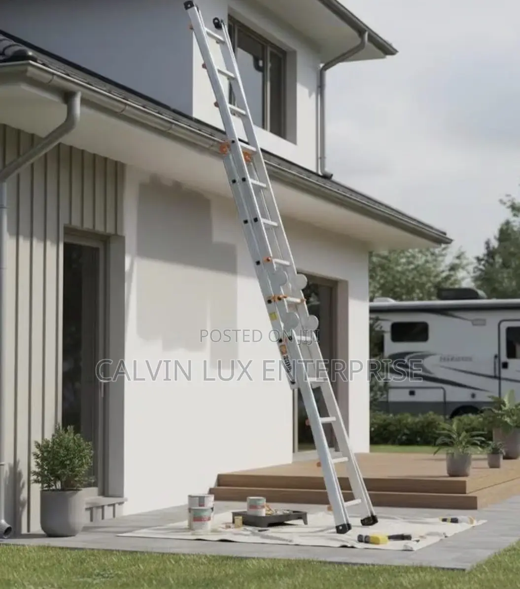 Expandable Slide Ladder 2x7 4.5 Meter