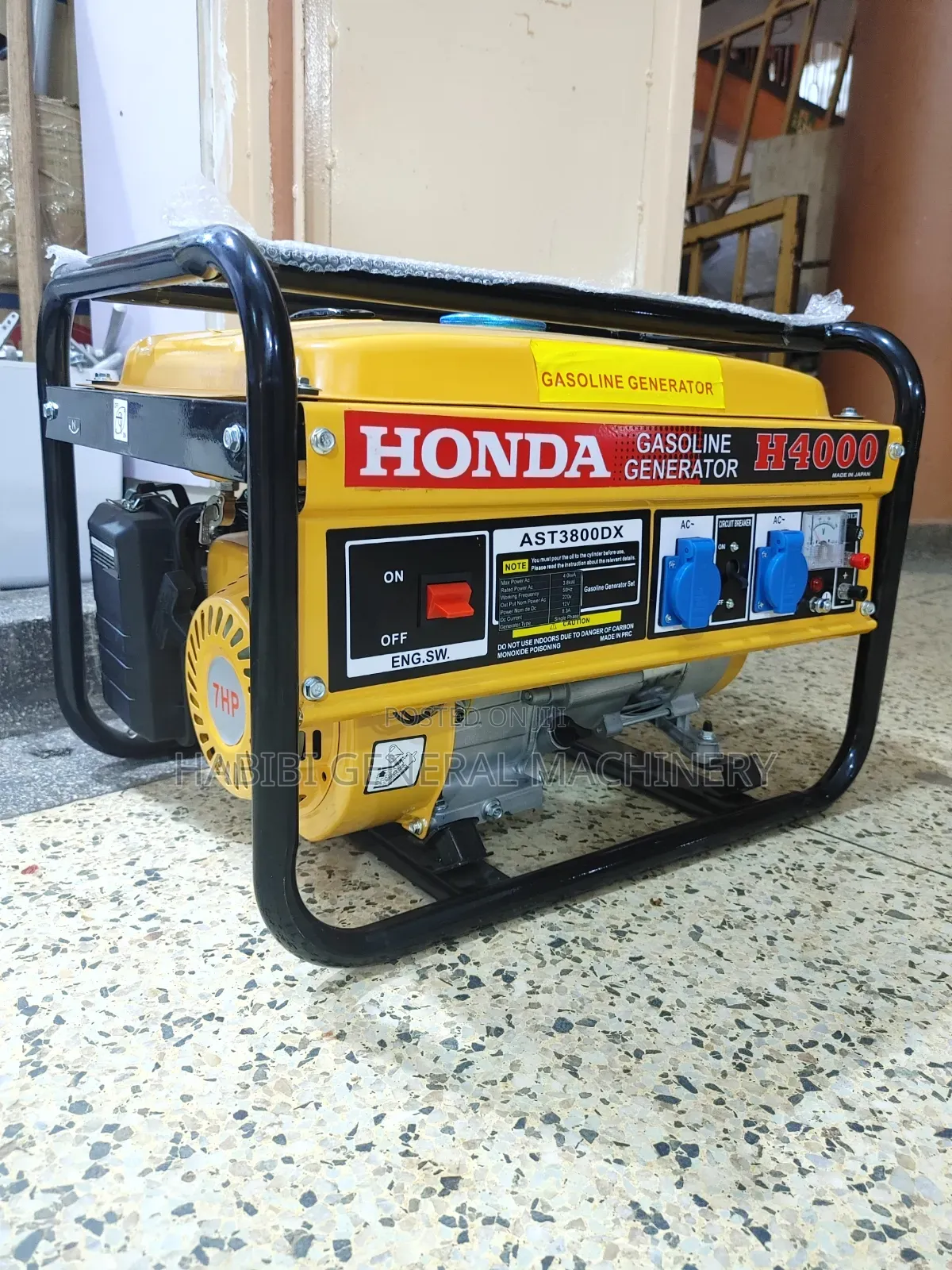 High Quality 4kva Gasoline/Petrol Honda Generator