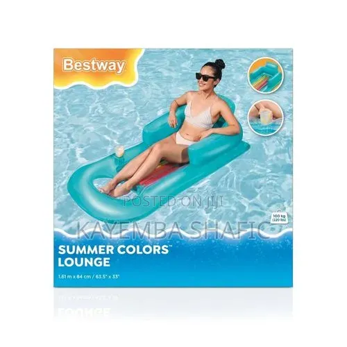 Bestway Summer Colors Inflatable Pool Lounge – Teal