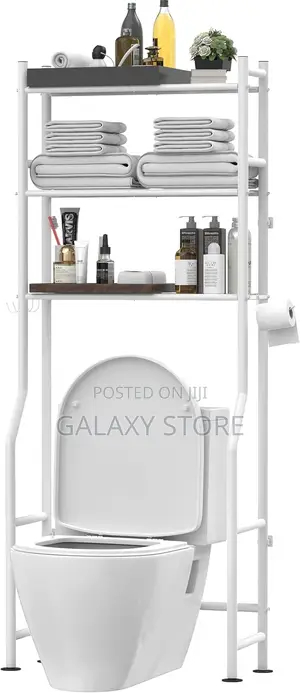 Over Toilet Storage Shelf 3 Tier Freestanding Over the Toilet Storage