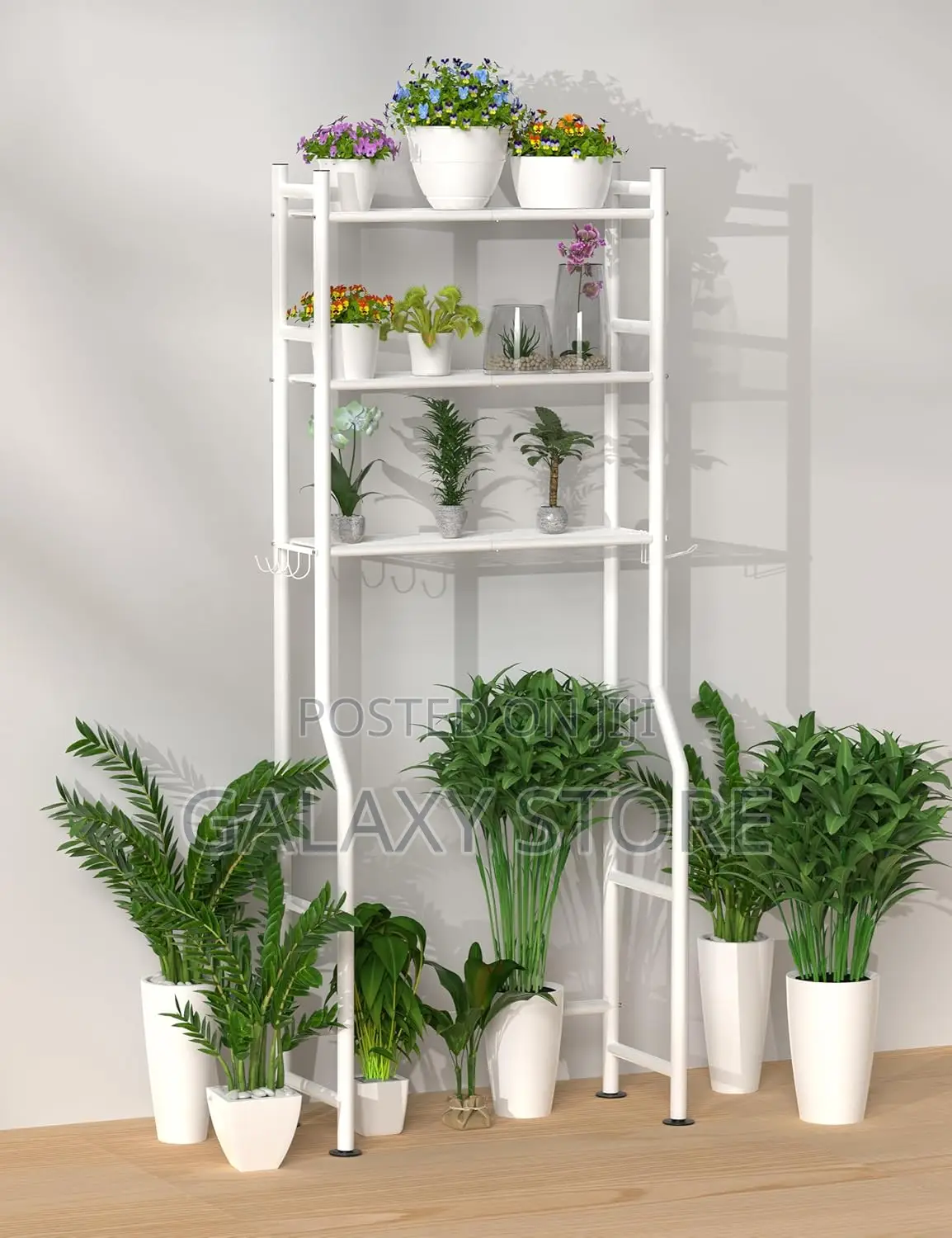 Over Toilet Storage Shelf 3 Tier Freestanding Over the Toilet Storage