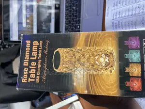 Rose Diamond Table Lamp Usb Charging Torch Lamb