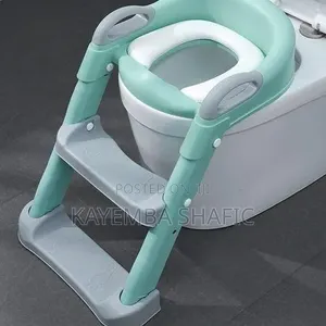Toilet Trainer With Non-slip Cushioned Ladder