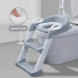 Toilet Trainer With Non-slip Cushioned Ladder